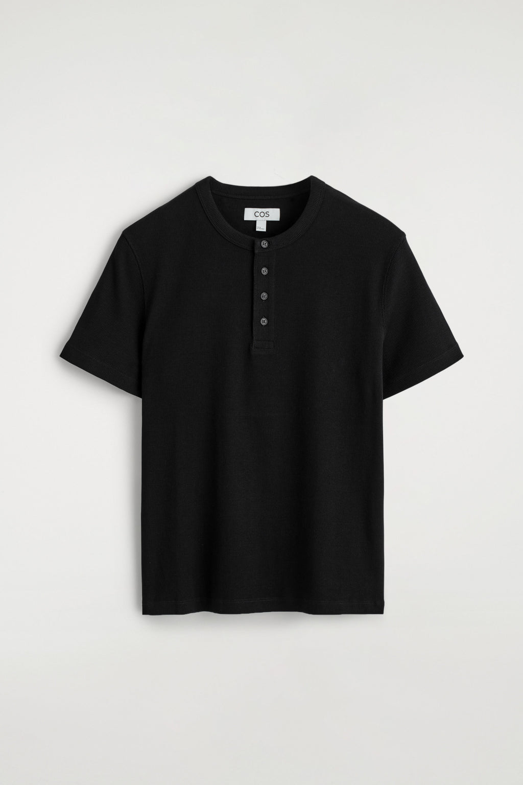REFERENZ Lieferant (COS) - ribbed henley black, view 5