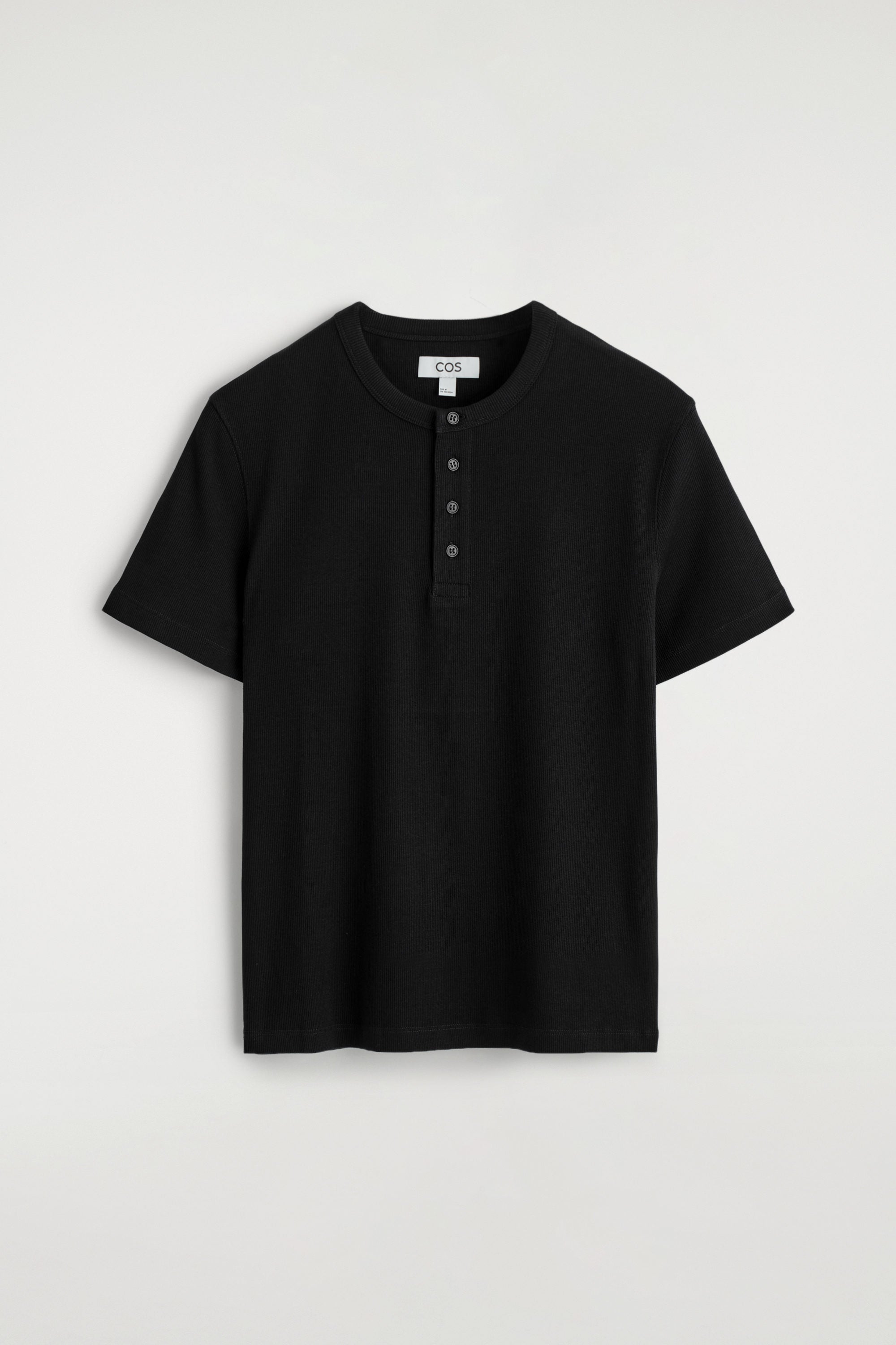 REFERENZ Lieferant (COS) - ribbed henley black, view 5