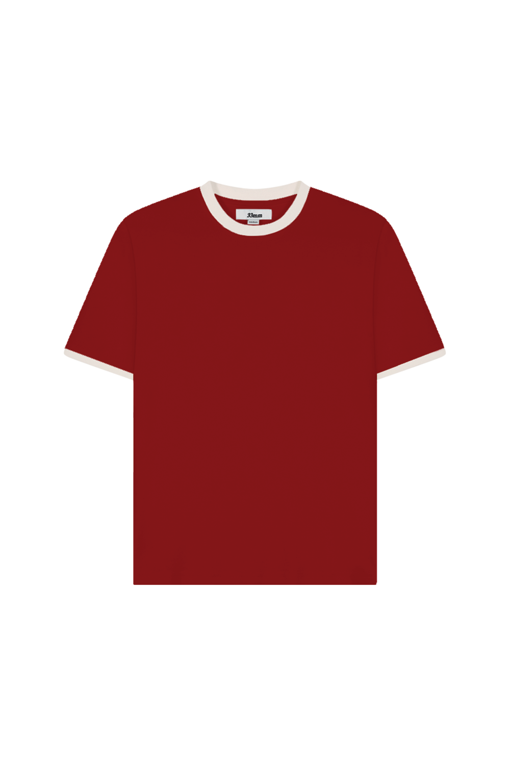 REFERENZ Lieferant (33mm Brando) - ringer tee red, packshot