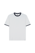REFERENZ Lieferant (33mm Brando) - ringer tee white/navy, packshot