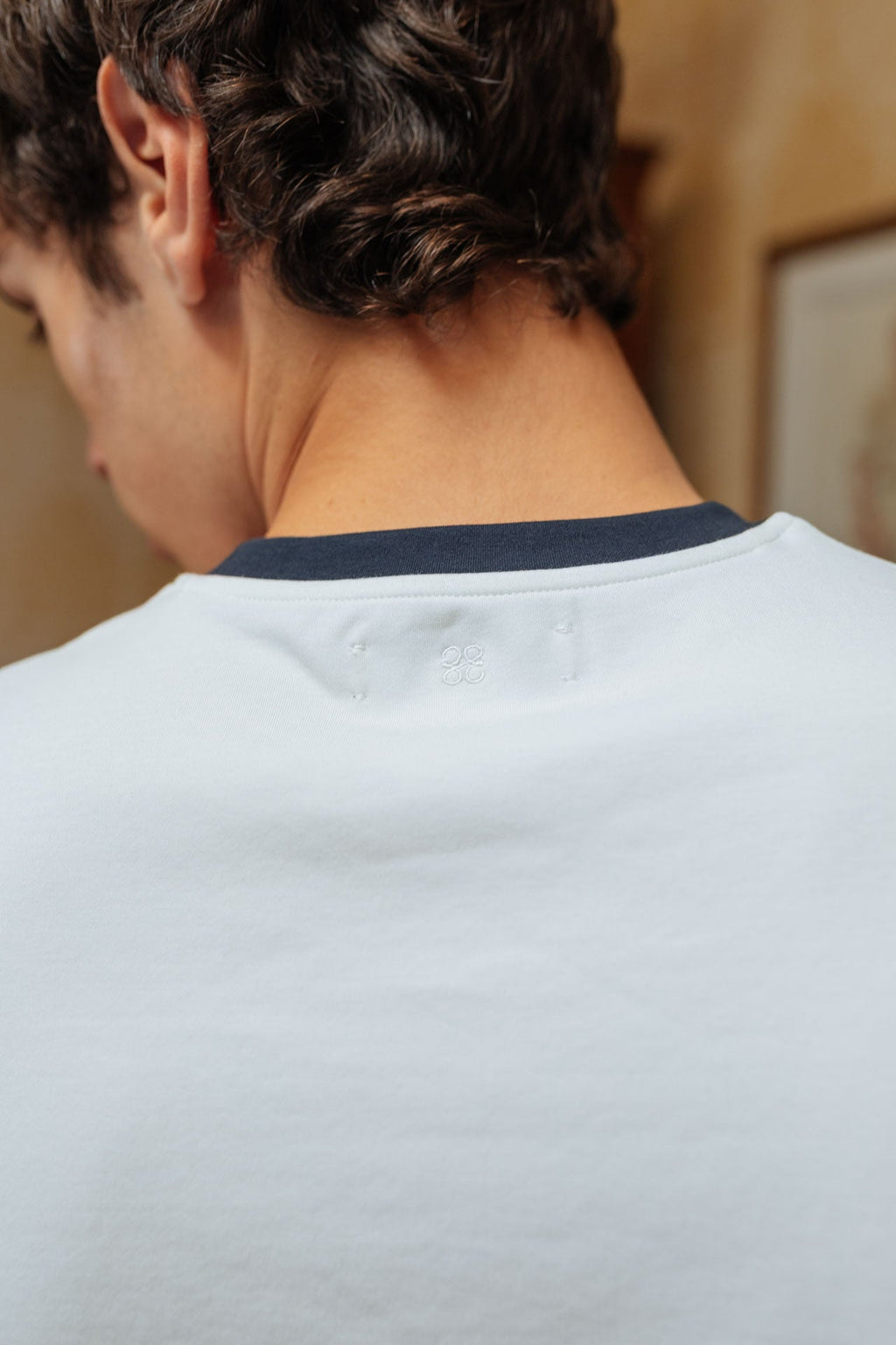REFERENZ Lieferant (33mm Brando) - ringer tee white, view 8
