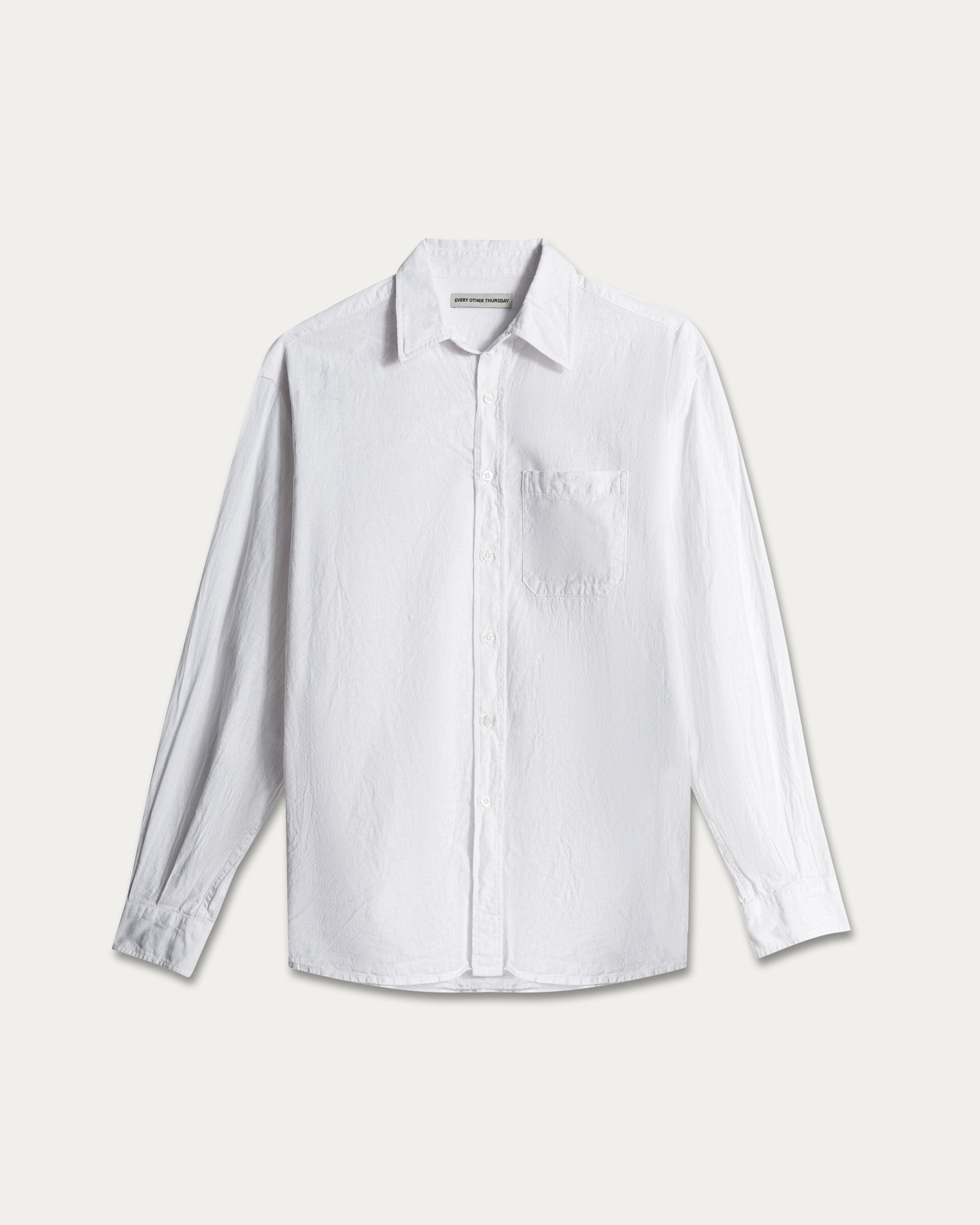 REFERENZ Lieferant (Every Other Thursday) - Leinenhemd off-white