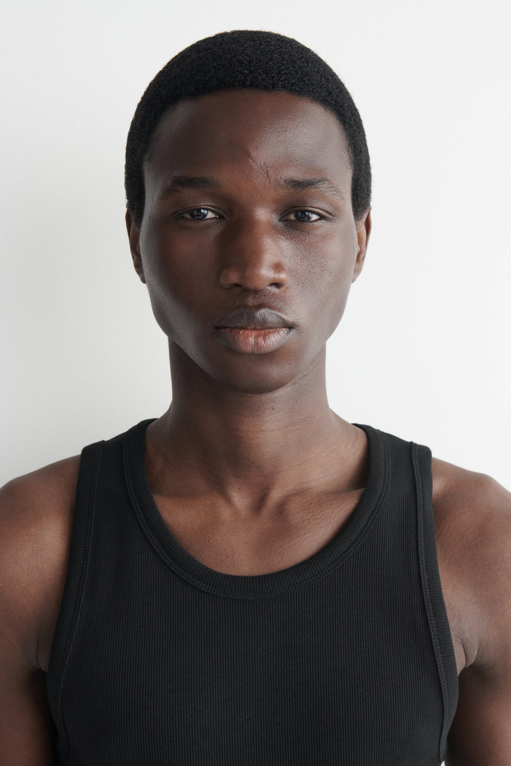 REFERENZ Lieferant (COS) - ribbed tank top black, view 5